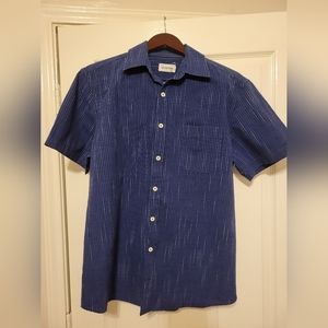 Taylor Stitch Indigo Short Sleeve Button Down